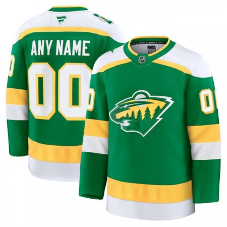 Dresovi Minnesota Wild 2024-25 Fanatics Premium Custom Treći Zelena - Muške Dresovi Minnesota Wild 2024-25 Fanatics Premium Custom Treći Zelena - Muške